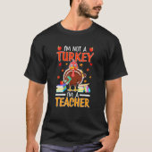 Met Engelse Thanksgiving ben ik leraar T-shirt (Voorkant)