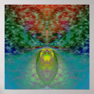 Met Fog it Peers (12 bij 12) Art Print