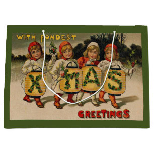 Met Fondest Xmas Groeten Groot Cadeauzakje