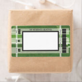 Met football wordt uw eigen adreslabel afgedrukt etiket (Insitu)