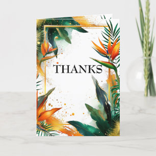 Met foto Bedankt Birds of Paradise Bliss
