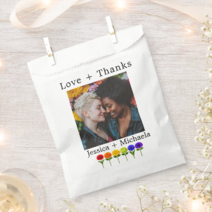 🌈💍 Met foto Bloei Samen Bedankzakje