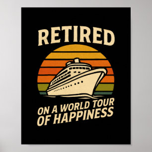 Met Gepensioneerde Vader Moeder Op Een Wereldtourn Poster