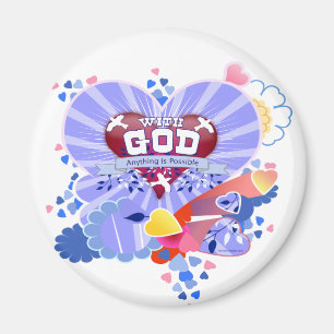 Met God harten Magneet