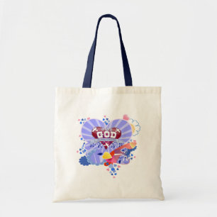 Met God harten Tote Bag