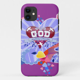 Met God iPhone 5 Hoesje