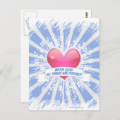 Met God is alles mogelijk Briefkaart (Voorkant / Achterkant)