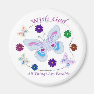 Met God is alles mogelijk Magneet