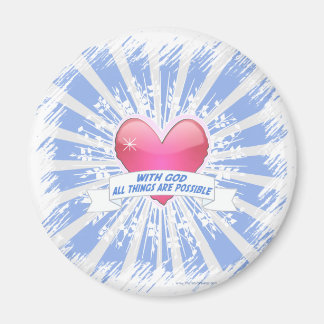 Met God is alles mogelijk Magneet