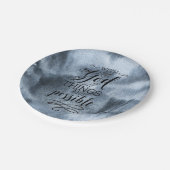 Met God is alles mogelijk Papieren Bordje (Gekanteld)