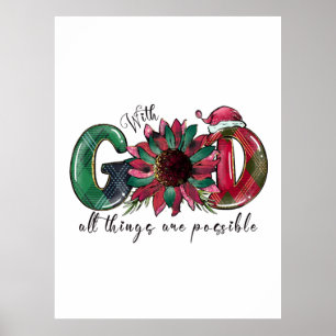 Met God is alles mogelijk Poster
