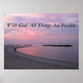 Met God is alles mogelijk Poster (Voorkant)