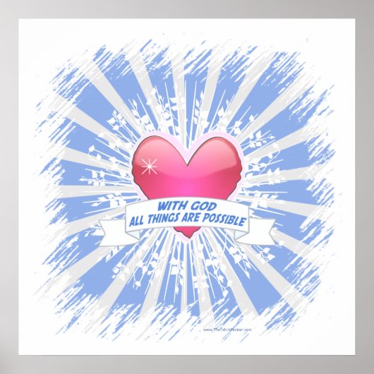 Met God is alles mogelijk Poster (Voorkant)