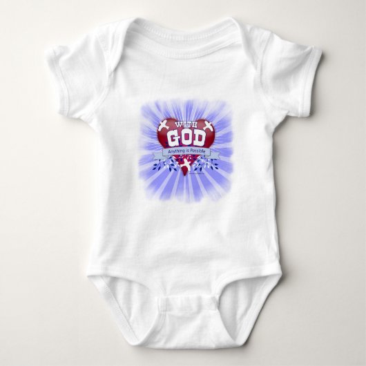Met God is alles mogelijk Romper (Voorkant)