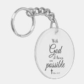 Met God is alles mogelijk... Sleutelhanger (Voorkant Links)