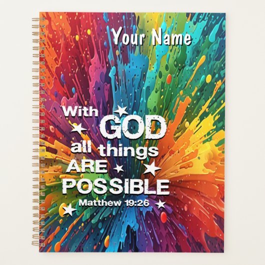 Met God Mattheüs 19-26 Planner (Voorkant)