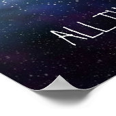 Met God zijn alle dingen mogelijk Poster (Hoek)