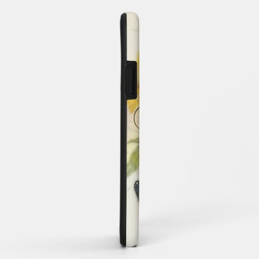 Met God Zonnebloemen en vlindervliegers Sierkussen Case-Mate iPhone Case (Achterkant/rechts)