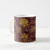 met goud omhulde Stropdas-kleurstof Mokken (Voorkant links)