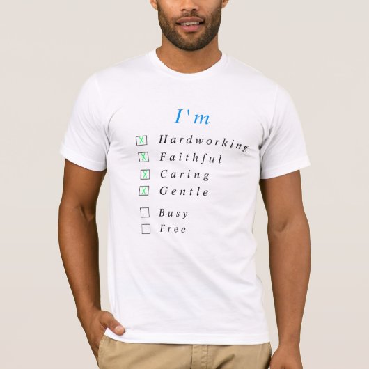 Met Grappige Tekst T-Shirt Persoonlijk Gemaakt (Voorkant)
