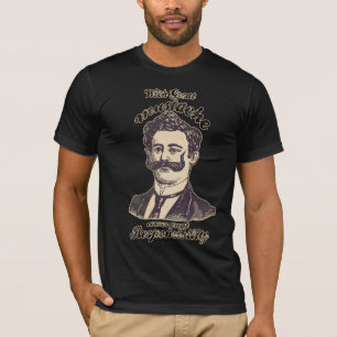 Met grote snor komt grote verantwoordelijkheid t-shirt