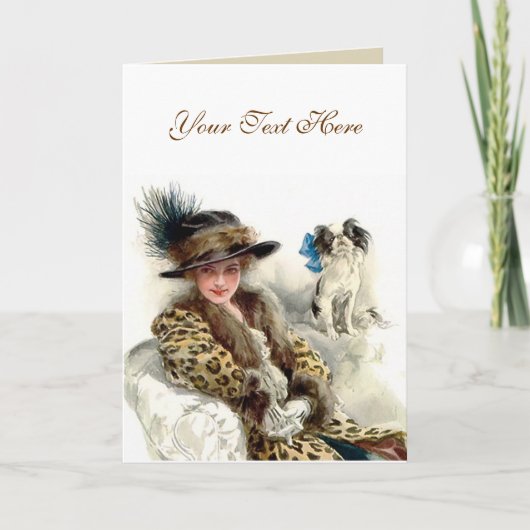 Met Haar Hond 2 Kaart (Voorkant)