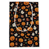 met Halloween patterend Medium Cadeauzakje (Voorkant)