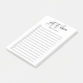 Met handmatige letters Ontvang het Gedetailleerd G Post-it® Notes (Schuin)