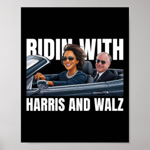 Met Harris en WAlzheimer President Kamala Harris Poster