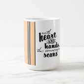 Met hart en handen de Sonographer scans Koffiemok (Center)