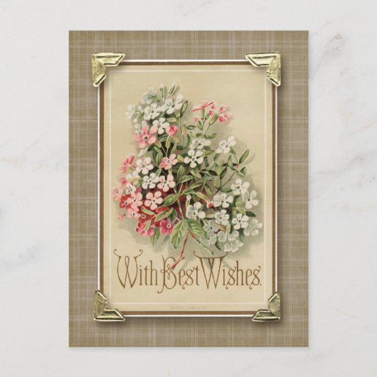 Met  herstel van beste wensen briefkaart (Voorkant)