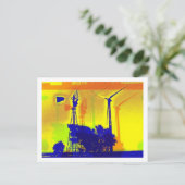 Met het oude en met het nieuwe briefkaart (Staand voorkant)