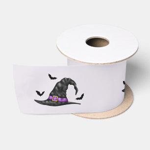 Met Hoed Met Vleermuizen Op Sering Background Hall Lint