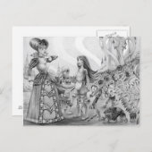 "Met hun hoofd!" Briefkaart (Voorkant / Achterkant)