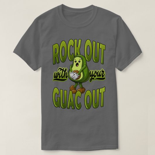 Met je Guac uit Avocado T-shirt (Design voorkant)