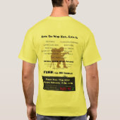 Met je... Sluis in Shirt PERSONEEL - Geel (Achterkant)