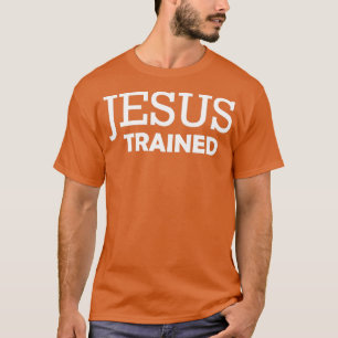 met jesus opgeleide worsteling t-shirt