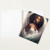 Met jou Afro-Amerikaanse engel Schrift Planner (Display)