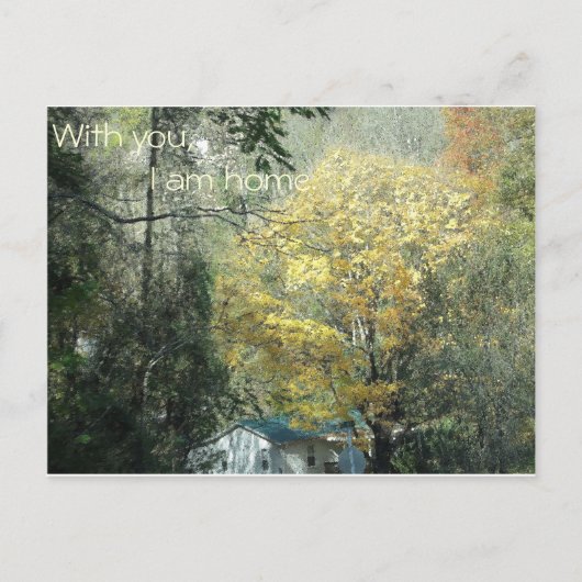 Met jou ben ik thuis. briefkaart (Voorkant)