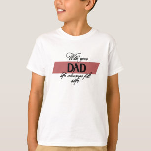 Met jou papa   Heren Basic T-Shirt