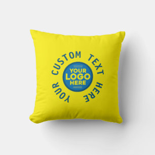  met Jouw tekst of Logo hier Band Kussen