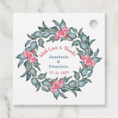 Met Jubileum van liefde en Bedankt Bedankjes Labels (Achterkant)