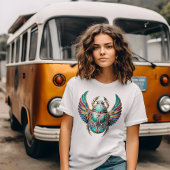 Met juwelen bezette kever t-shirt