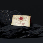 met juwelen getooid Roos | Crimson Red Gem Grunge