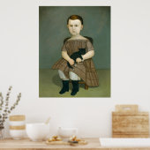 met kat poster (Keuken)