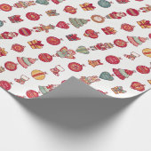 Met kerst omhuld papier (Hoek)