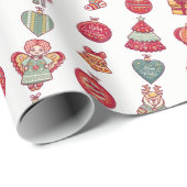 Met kerst omhuld papier (Rol Hoek)