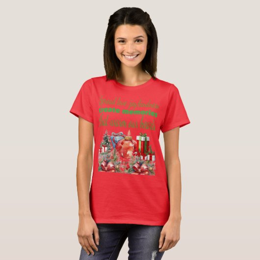 met kerst t-shirt (Voorkant volledig)