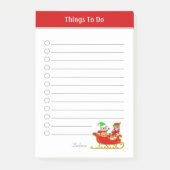 Met kerstcadeautjes om post-it notities uit te voe post-it® notes (Voorkant)