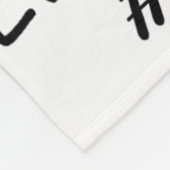 Met kerstlampjes ben ik in orde. fleece deken (Hoek)